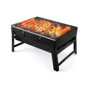 Parrillera Portátil A Carbón Barbacoa Camping Plegable