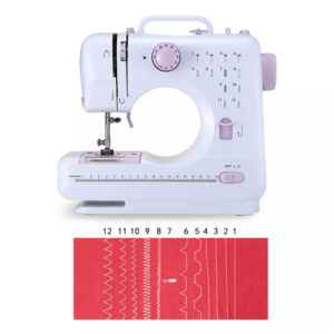 MAQUINA DE COSER PORTATIL SEMI-PROFESIONAL 12 PUNTADAS