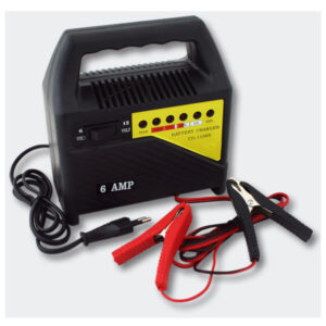CARGADOR DE BATERIA AUTO 6 AMP 12V