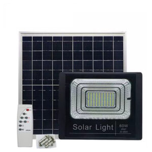 FOCO CON PANEL SOLAR 60W CONTROL REMOTO