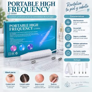 ALTA FRECUENCIA TERAPIA FACIAL ELIMINA MANCHAS