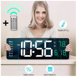 RELOJ DE PARED CON CONTROL REMOTO 6626