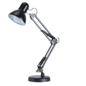 LAMPARA DE ESCRITORIO CON BRAZO FLEXIBLE NEGRO