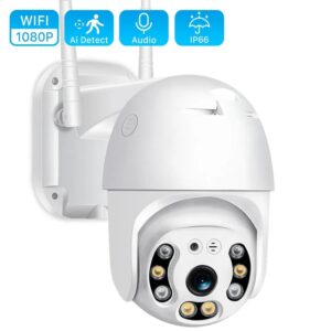 CAMARA IP PARA EXTERIOR IMPERMEABLE WIFI HD