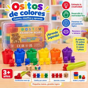 JUEGO DIDACTICO COGNITIVO DE MESA MONTESSORI