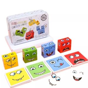 PUZZLE BLOQUES DE MADERA EXPRESION