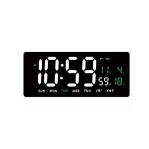 RELOJ DIGITAL DE PARED CON CALENDARIO JH3604
