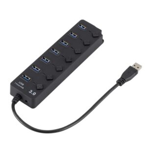 ADAPTADOR HUB MULTIPUERTOS USB 7 PUERTOS 3.0