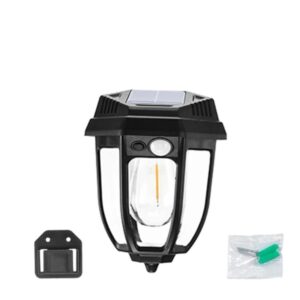 FAROL SOLAR DECORATIVO LUZ CALIDA SIMPLE