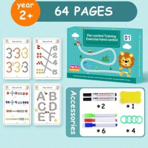 LIBRO DE APRENDIZAJE TRAZOS MAGICOS MONTESSORI