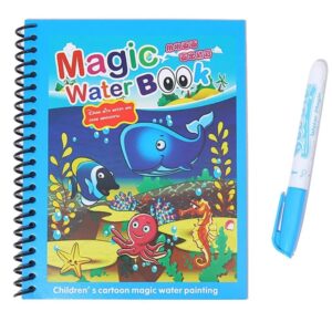 LIBRO PARA COLOREAR AL AGUA ANIMALES MONTESSORI