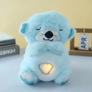NUTRIA DE PELUCHE RELAJANTE CON LUZ PARA BEBE