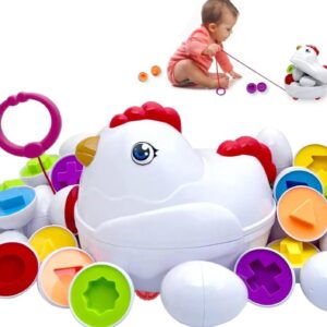 JUEGO ENCAJE EDUCATIVO GALLINA MONTESSORI