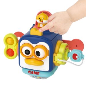 CUBO SENSORIAL INTERACTIVO MONTESSORI PARA BEBE