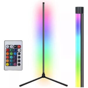 LAMPARA DE PIE DE ESQUINA RGB CON CONTROL
