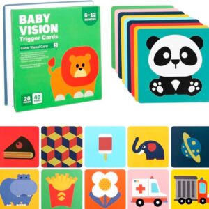 TARJETAS EDUCATIVAS ESTIMULACION VISUAL 6-12 MESES