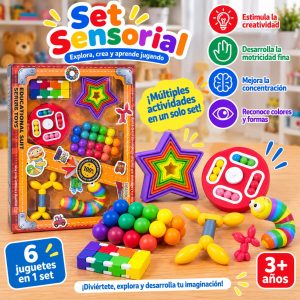 KIT SENSORIAL DIDACTICO MONTESSORI