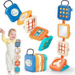 TABLERO PLEGABLE SENSORIAL COGNITIVO PARA BEBE