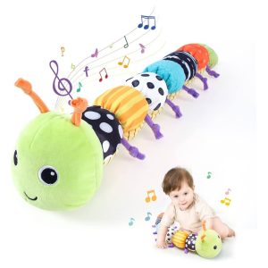 SONAJERO MUSICAL DE ORUGA PARA BEBE