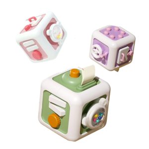 CUBO SENSORIAL COGNITIVO EDUCATIVO MONTESSORI 6 EN 1